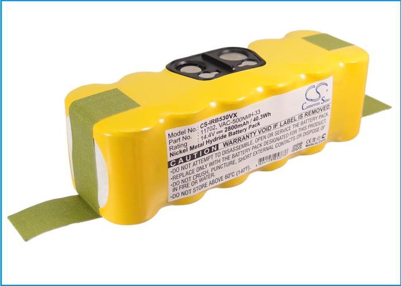 Main image of 2800mAh Battery for iRobot APS 500 Roomba 500, 510, 530, 532, 535, 540, 550, 560, 562, 570, 580, 610, 760, 770, 780, 80501, 80501e, R3, R3 500