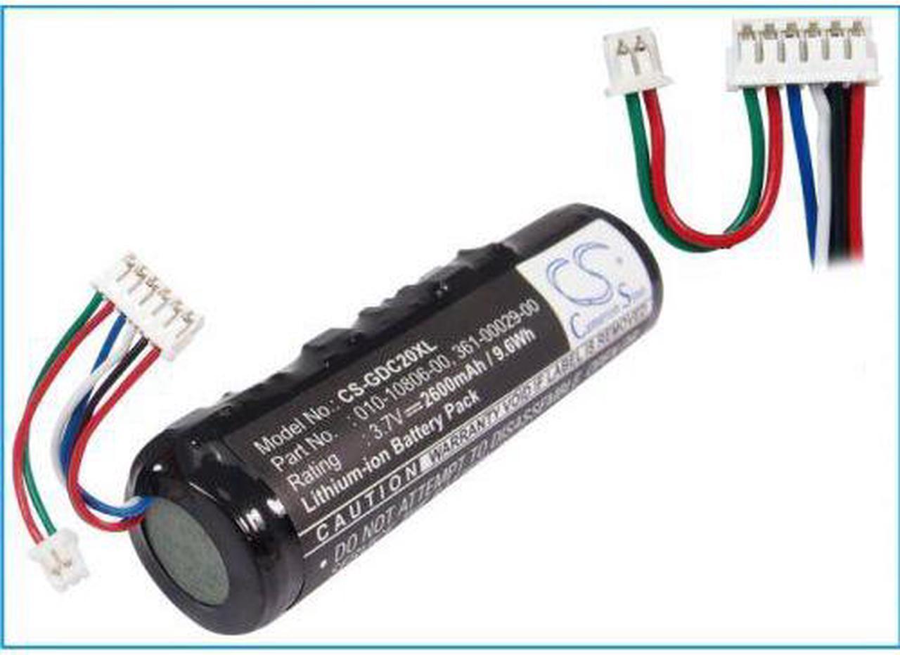 Alt view image 5 of 11 - 2600mAh Battery for Garmin DC20, DC30, DC40, Astro System DC20