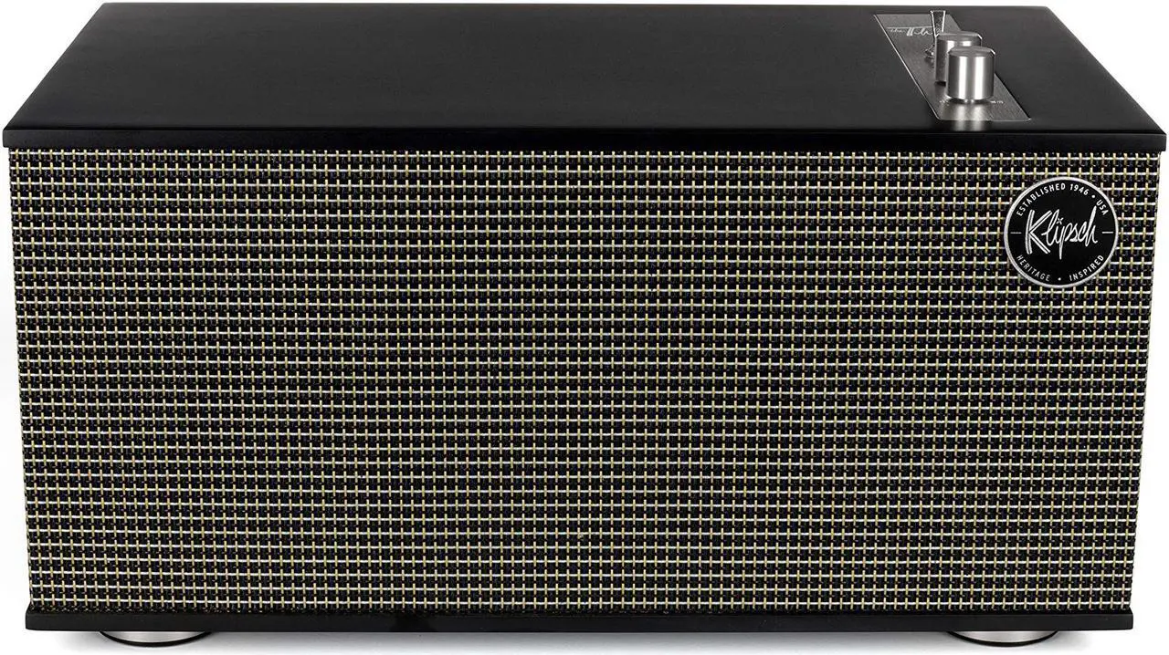 Alt view image 3 of 7 - Klipsch Heritage Wireless The Three II Matte Black Home Audio Speaker