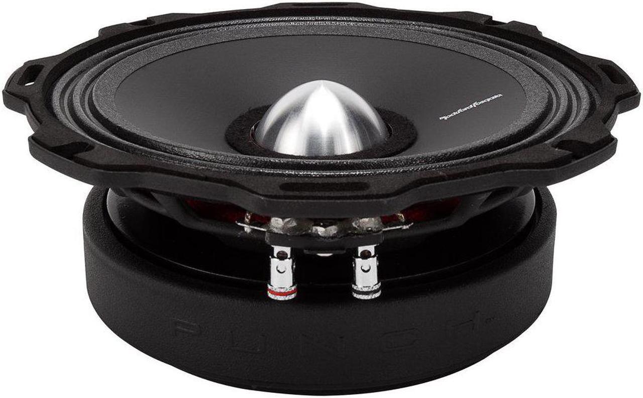 Alt view image 18 of 20 - Rockford Fosgate PPS4-6 6.5" 200W 4-Ohm Impedance Mid-Range Car Speaker (Single)