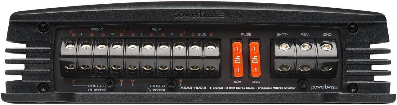 Alt view image 7 of 9 - Powerbass 5 Channel Amplifier