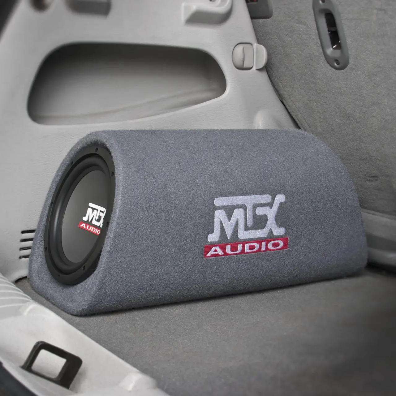 Alt view image 9 of 16 - MTX AUDIO RT8PT 8" 240W Car Loaded Subwoofer Enclosure Amplified Tube Box Vented