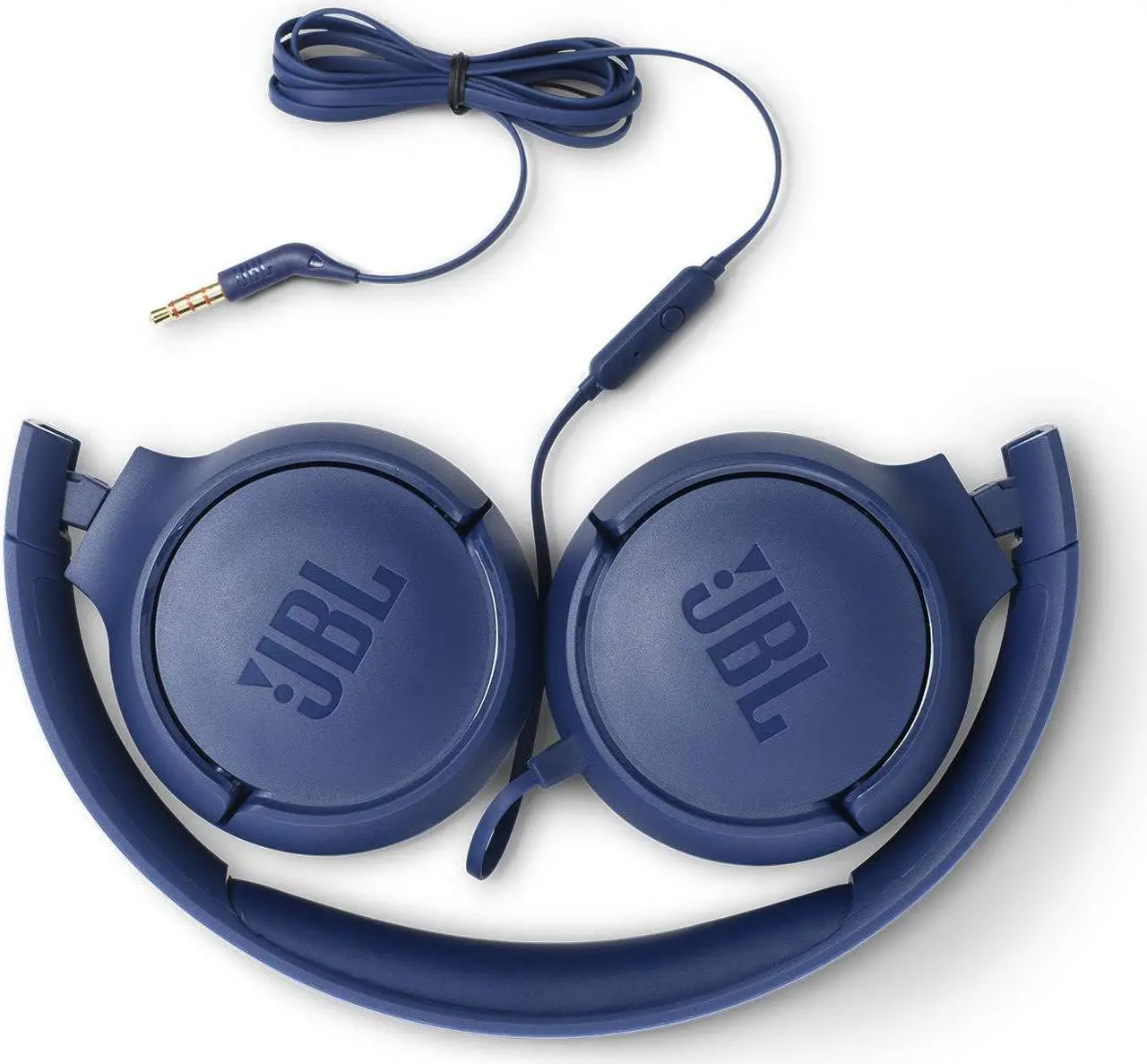 Alt view image 3 of 5 - JBL On-Ear Headphones with One-Button Remote/Mic- Blue