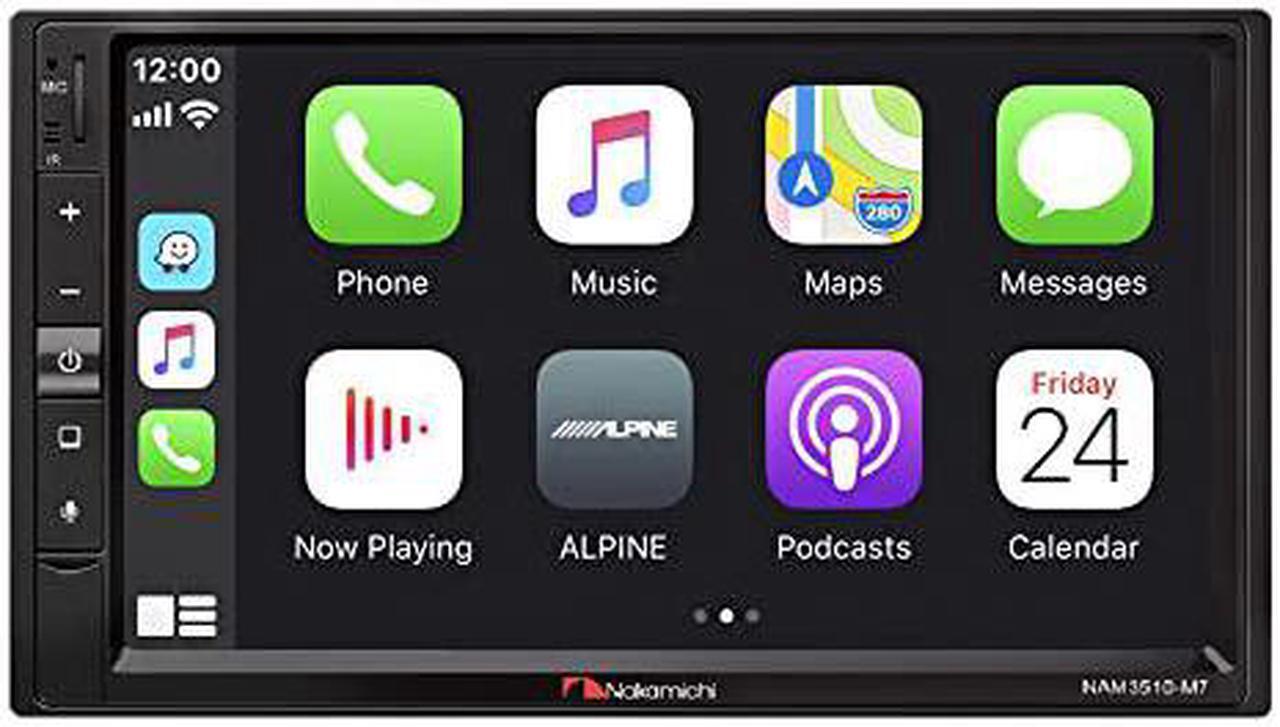Alt view image 5 of 18 - Nakamichi NAM3510-M7 2-DIN Mechless Bluetooth Multimedia 7" Touchscreen Receiver
