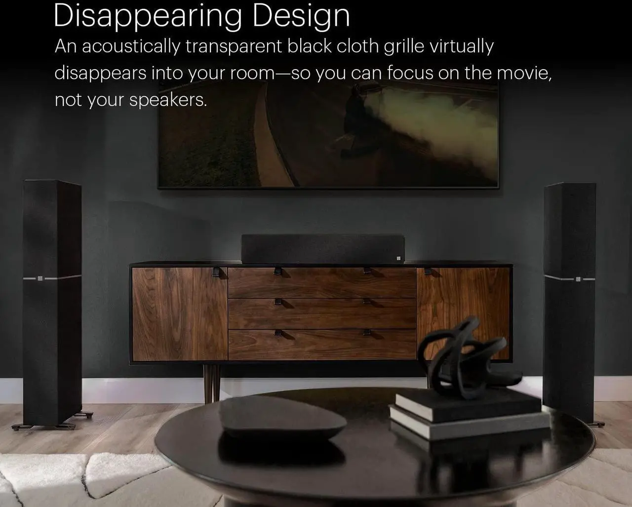 Alt view image 7 of 7 - Definitive Technology Dymension DM20 Slim Center Channel Speaker, 5-Driver Array - (4) 4" Midrange Woofers & (1) 1" Tweeter, for Dymension Series Home Speakers, Immersive Home Theater Audio, Black