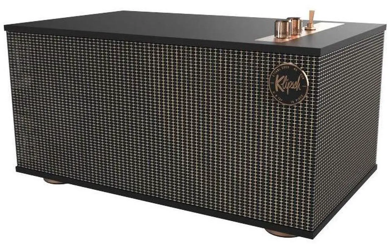 Alt view image 5 of 7 - Klipsch Heritage Wireless The Three II Matte Black Home Audio Speaker