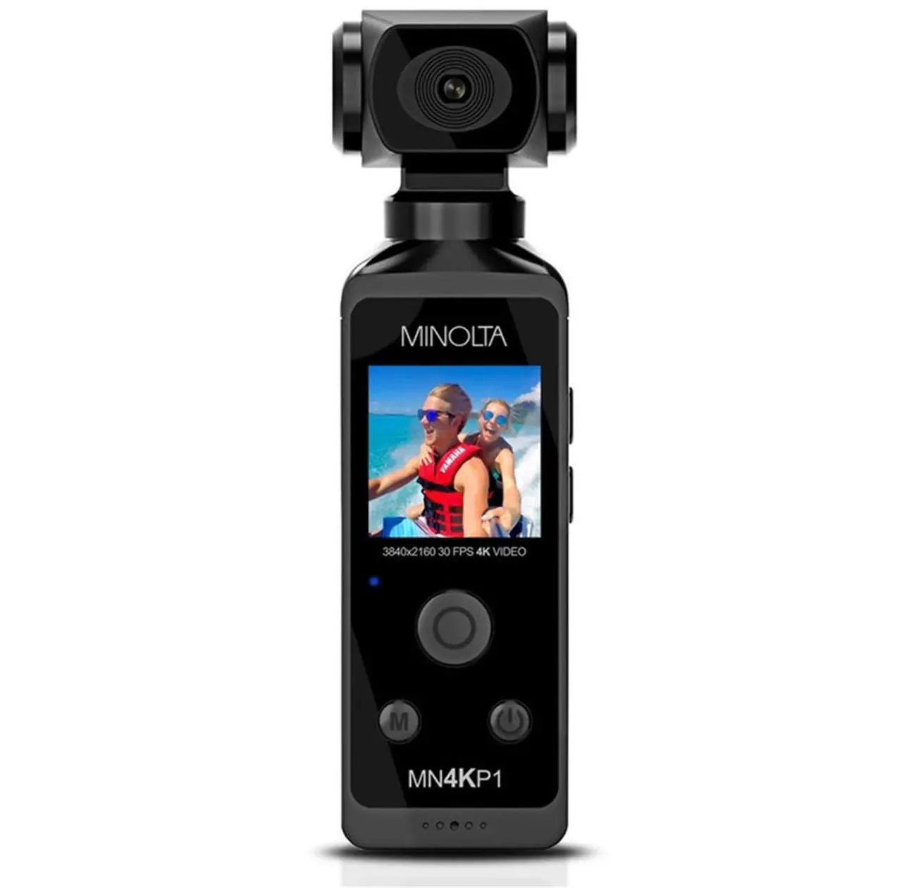 Alt view image 6 of 13 - Minolta MN4KP1 4K Ultra HD Wi-Fi Enabled Pocket Camcorder, Black