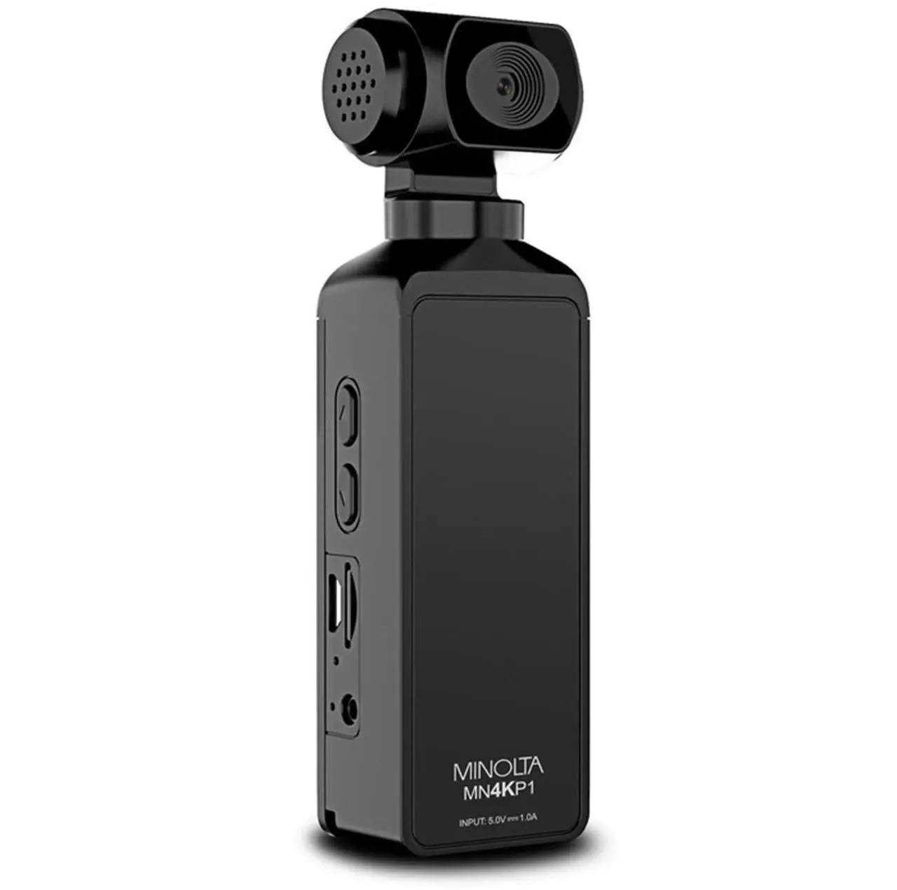 Alt view image 8 of 13 - Minolta MN4KP1 4K Ultra HD Wi-Fi Enabled Pocket Camcorder, Black