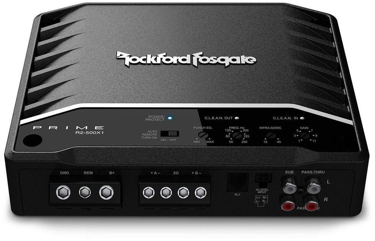 Alt view image 10 of 14 - Rockford Fosgate R2-500X1 Prime Series mono subwoofer amplifier - 500W RMS