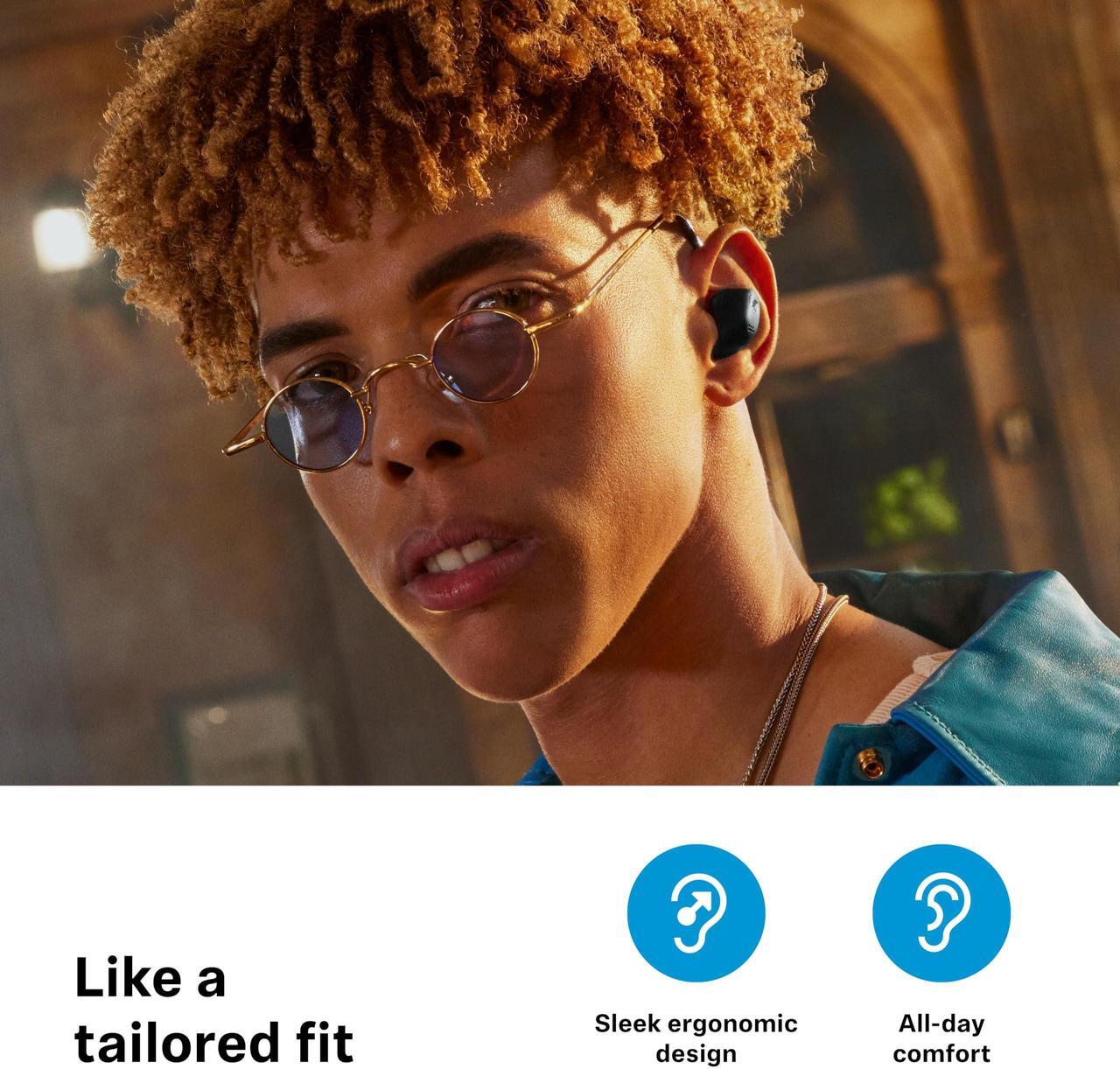 Alt view image 2 of 7 - Sennheiser ACCENTUM True Wireless Earbuds - Crystal-Clear Sound with Hybrid ANC  Ergonomic Design  28-Hour Battery Life  Touch Interface and Dual Mic Call Quality - Black