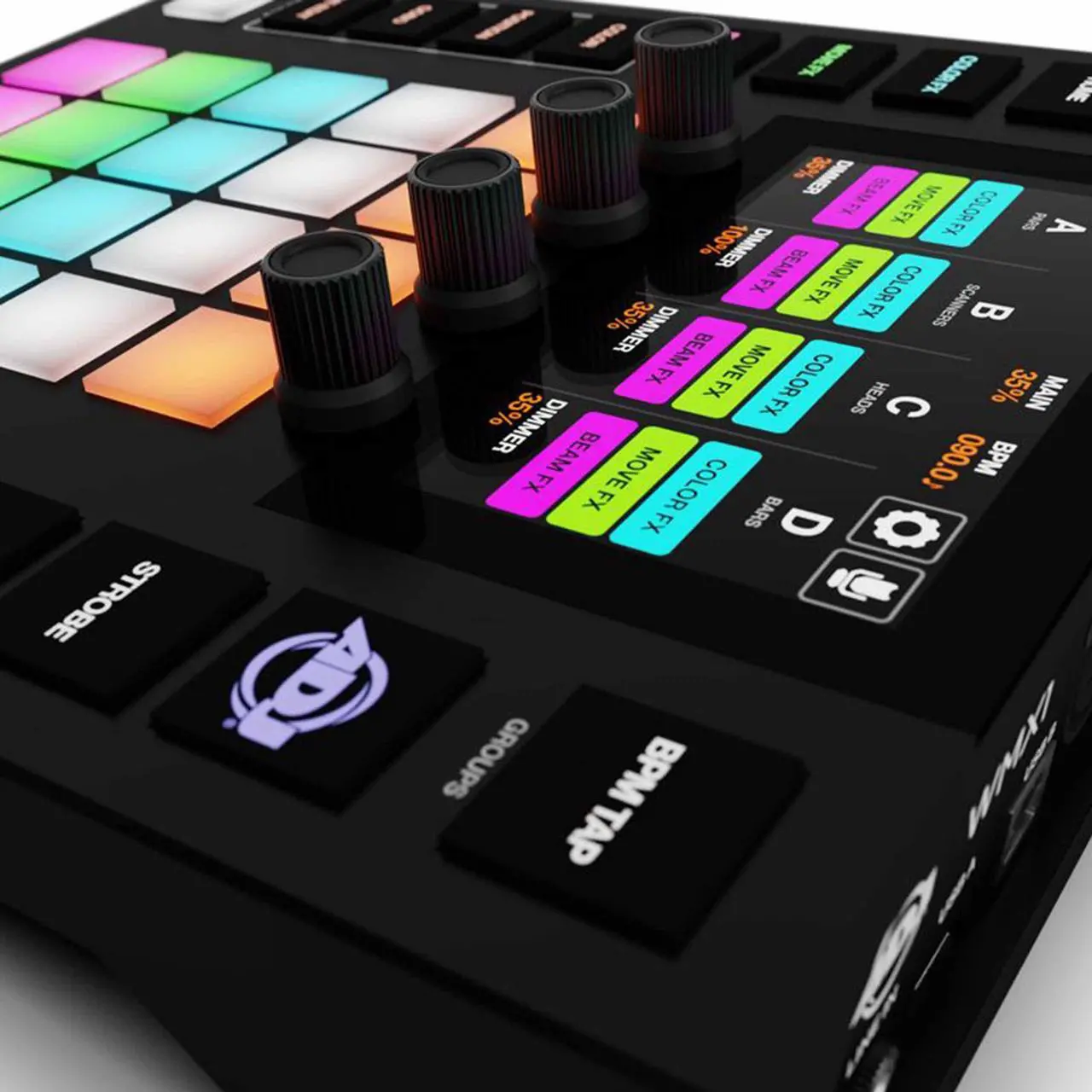 Alt view image 7 of 8 - ADJ WMX1 Mk2 Standalone DMX Lighting Controller