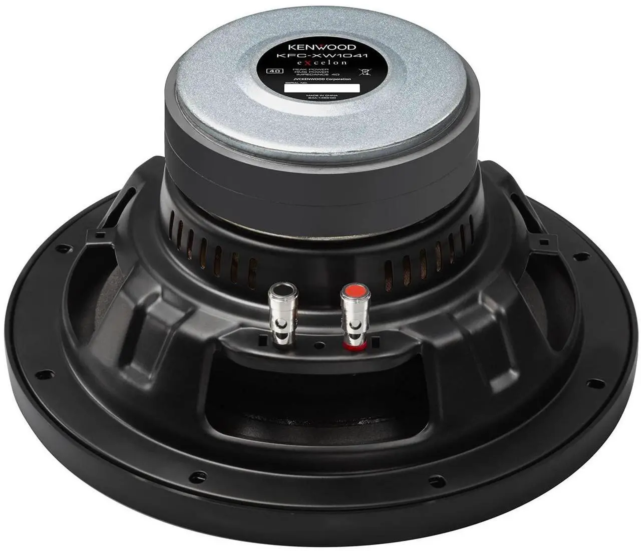 Alt view image 5 of 8 - Kenwood eXcelon KFC-XW1041 10 4-ohm Component Subwoofer