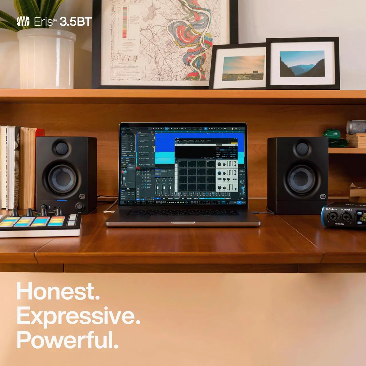 Alt view image 18 of 20 - PreSonus Eris 3.5BT 3.5-Inch Media Reference Monitor with Bluetooth Connectivity