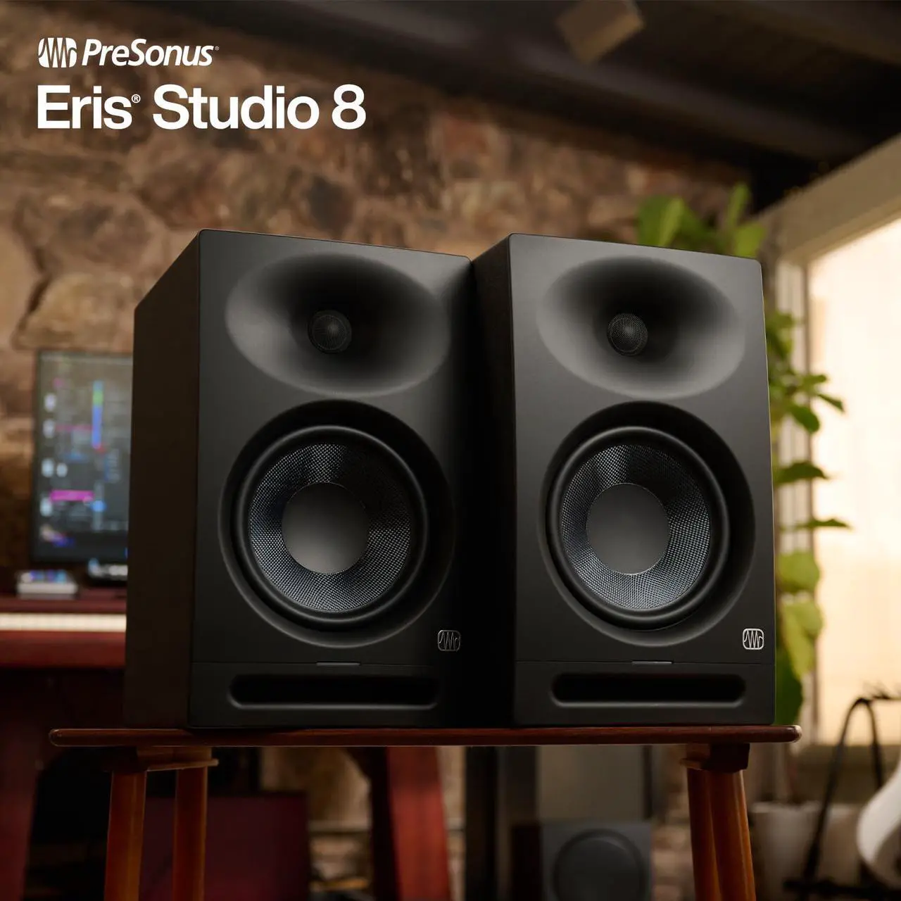 Alt view image 15 of 20 - Presonus Eris Studio 8 8-inch Active Studio Monitor with EBM Waveguide