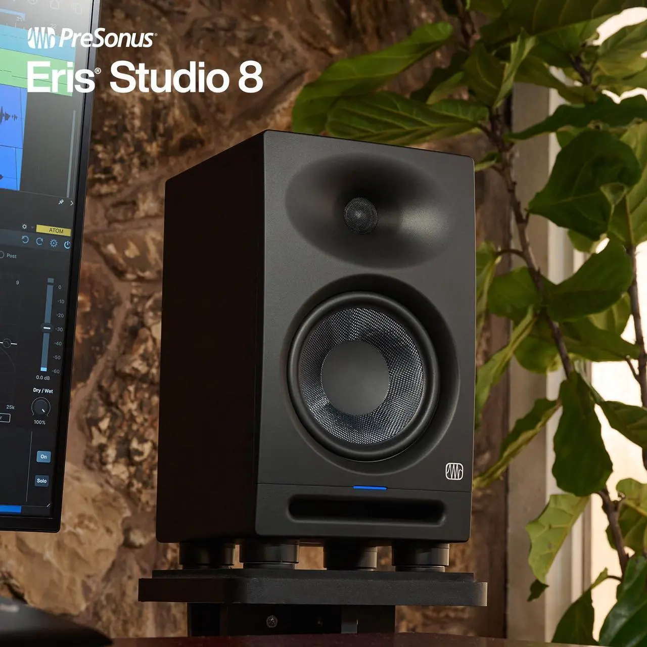 Alt view image 16 of 20 - Presonus Eris Studio 8 8-inch Active Studio Monitor with EBM Waveguide