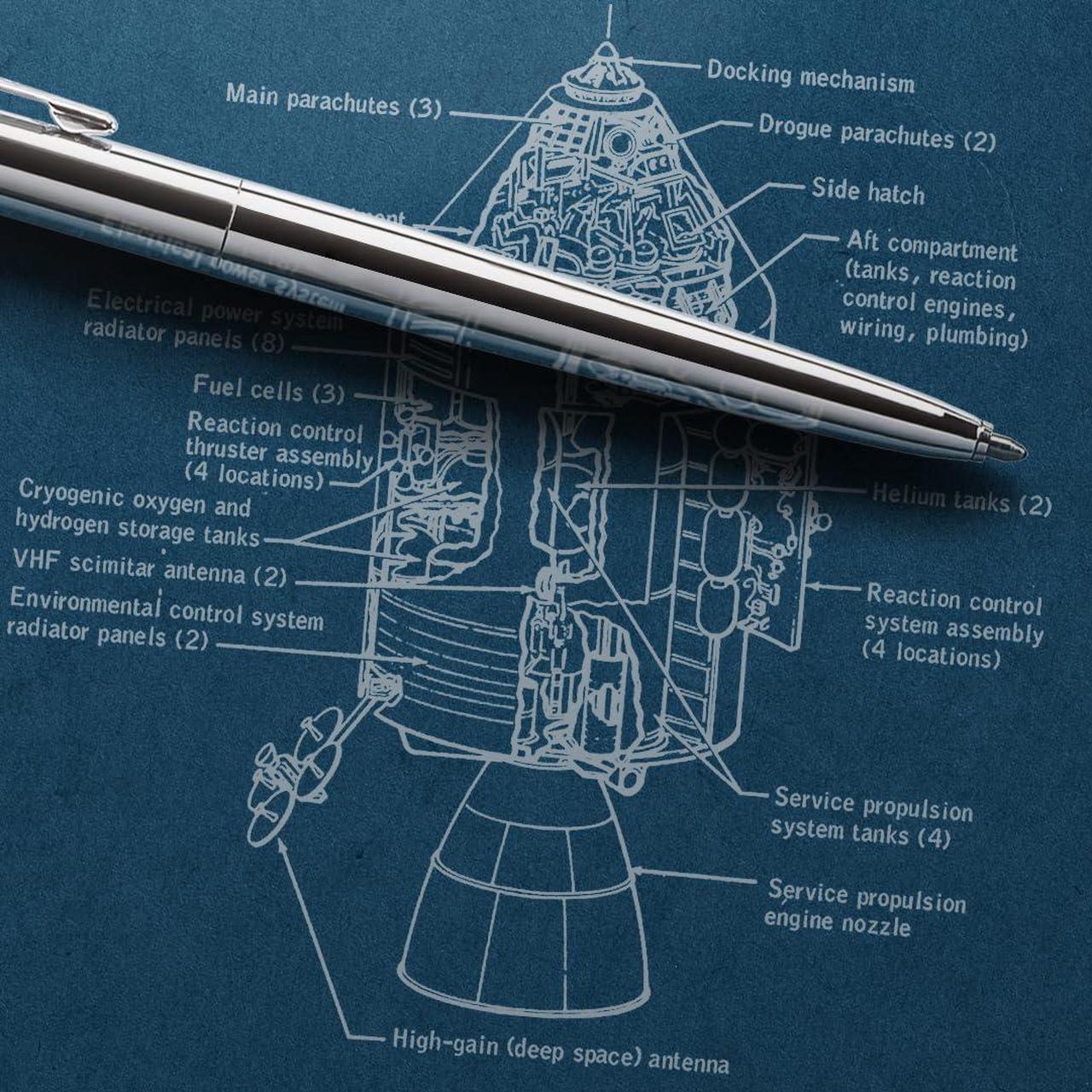 Alt view image 3 of 6 - fisher SPACE PEN Space AG7 Original Astronaut Space Pen