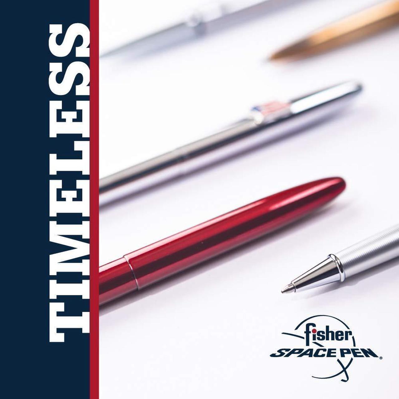 Alt view image 5 of 7 - Fisher Space Pen Bullet Pen - 400 Series - Tahitian Blue - Gift Boxed