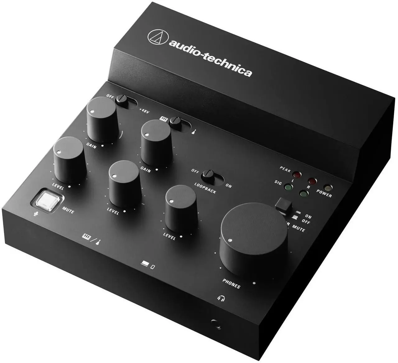 Alt view image 7 of 13 - Audio Technica AT-UMX3 Live Streaming USB Audio Mixer