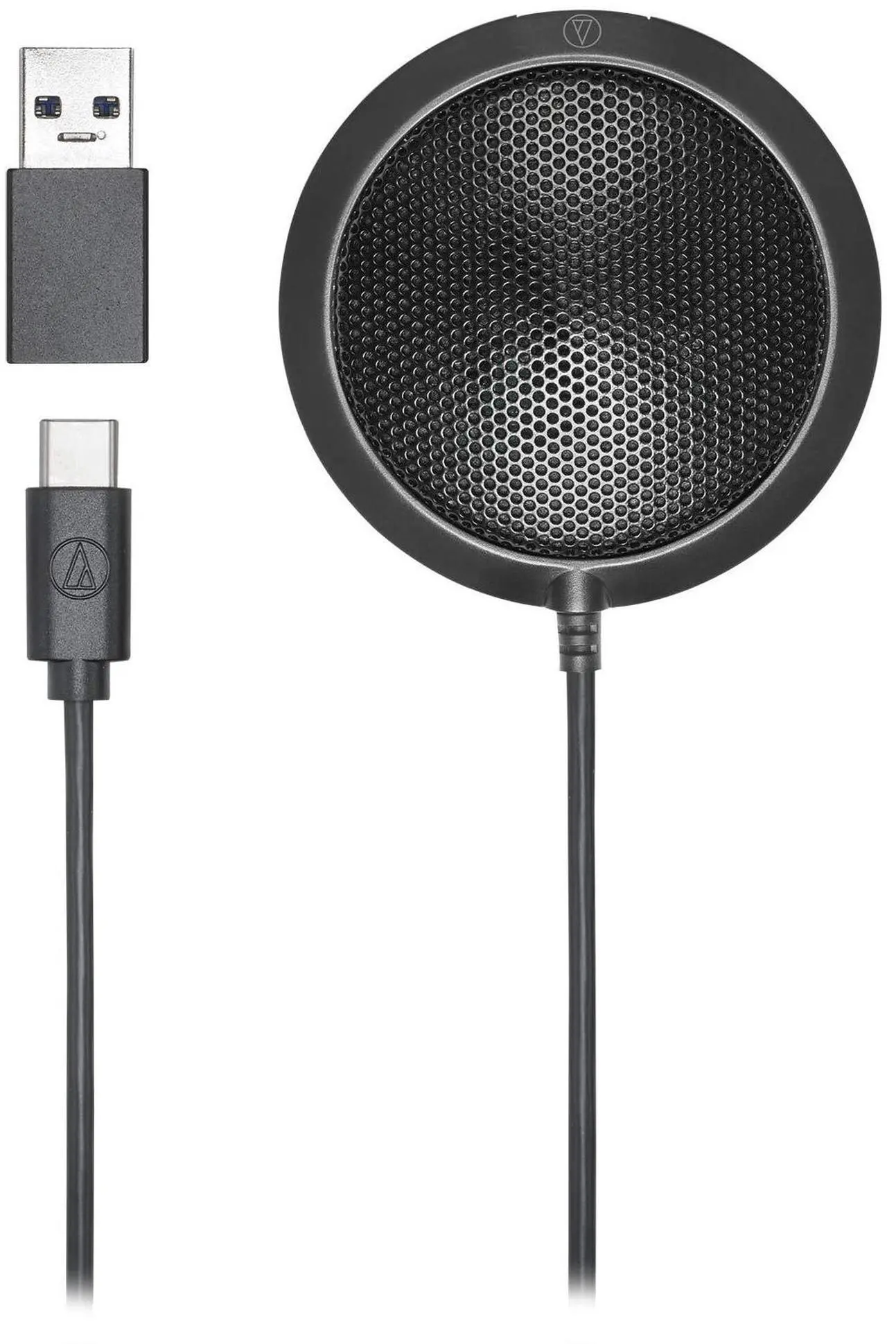 Alt view image 9 of 10 - Audio-Technica Consumer Audio Omnidirectional Condenser Boundary Microphone (ATR4697-USB)
