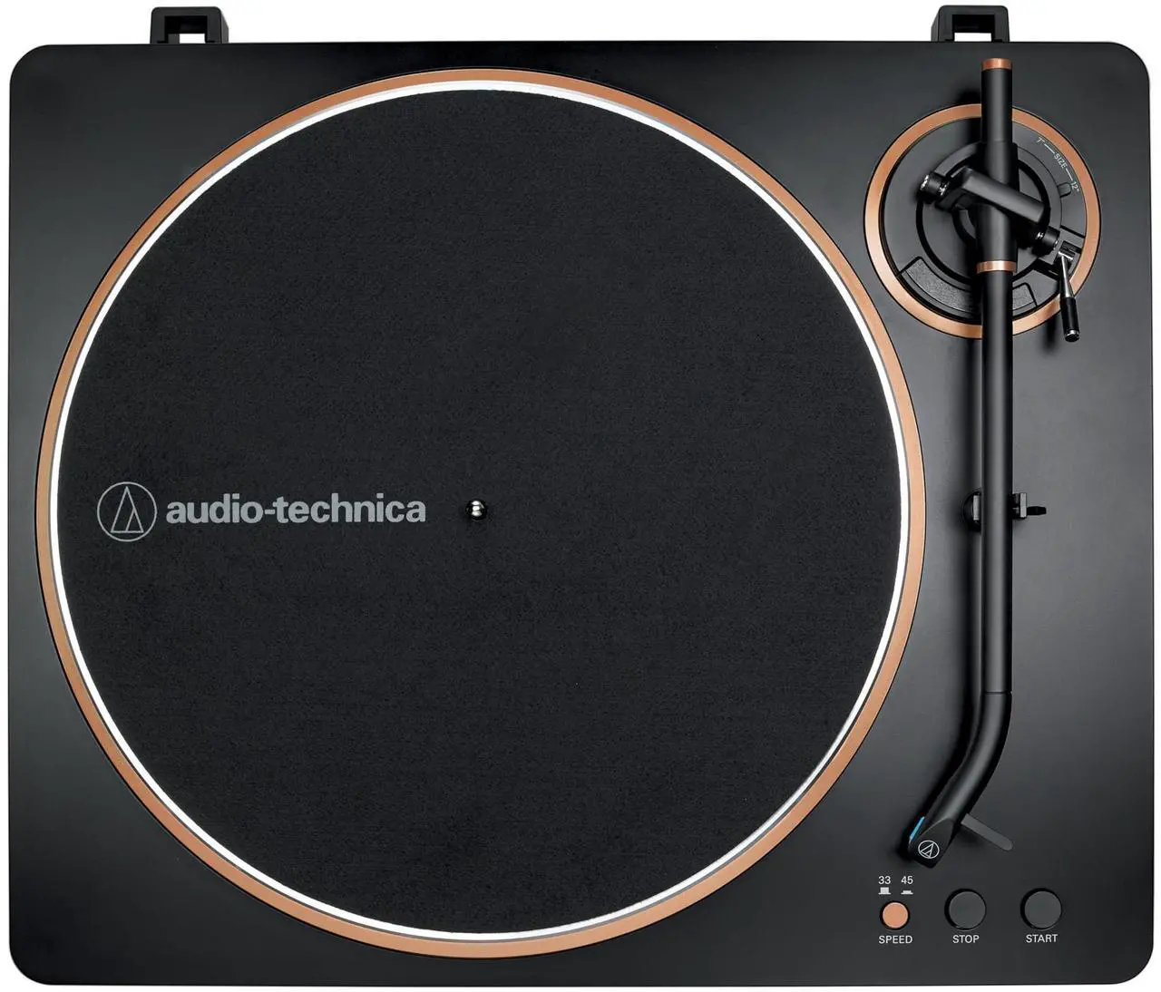 Alt view image 10 of 20 - Audio Technica AT-LP70X-BZ Automatic Belt Drive Turntable - Black/Bronze (2024)