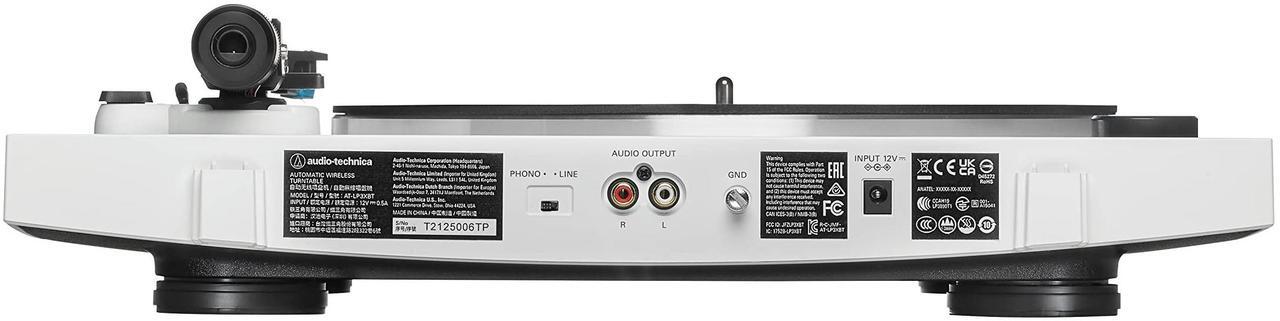 Alt view image 16 of 18 - Audio Technica Wireless & Analog Automatic Belt-Drive Turntable - White