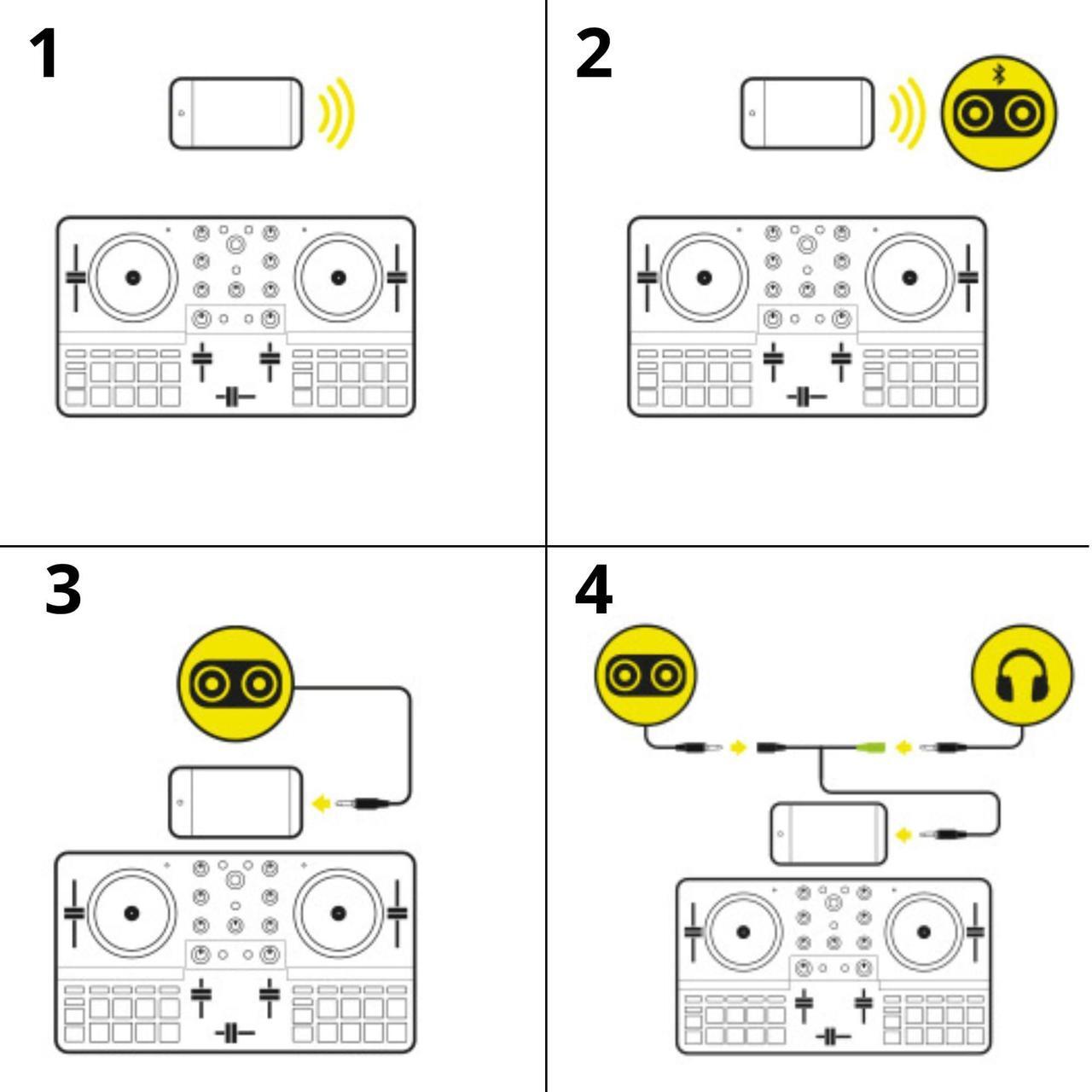 Alt view image 14 of 14 - Hercules DJControl Mix Ultra DJ Controller with Protective Cover