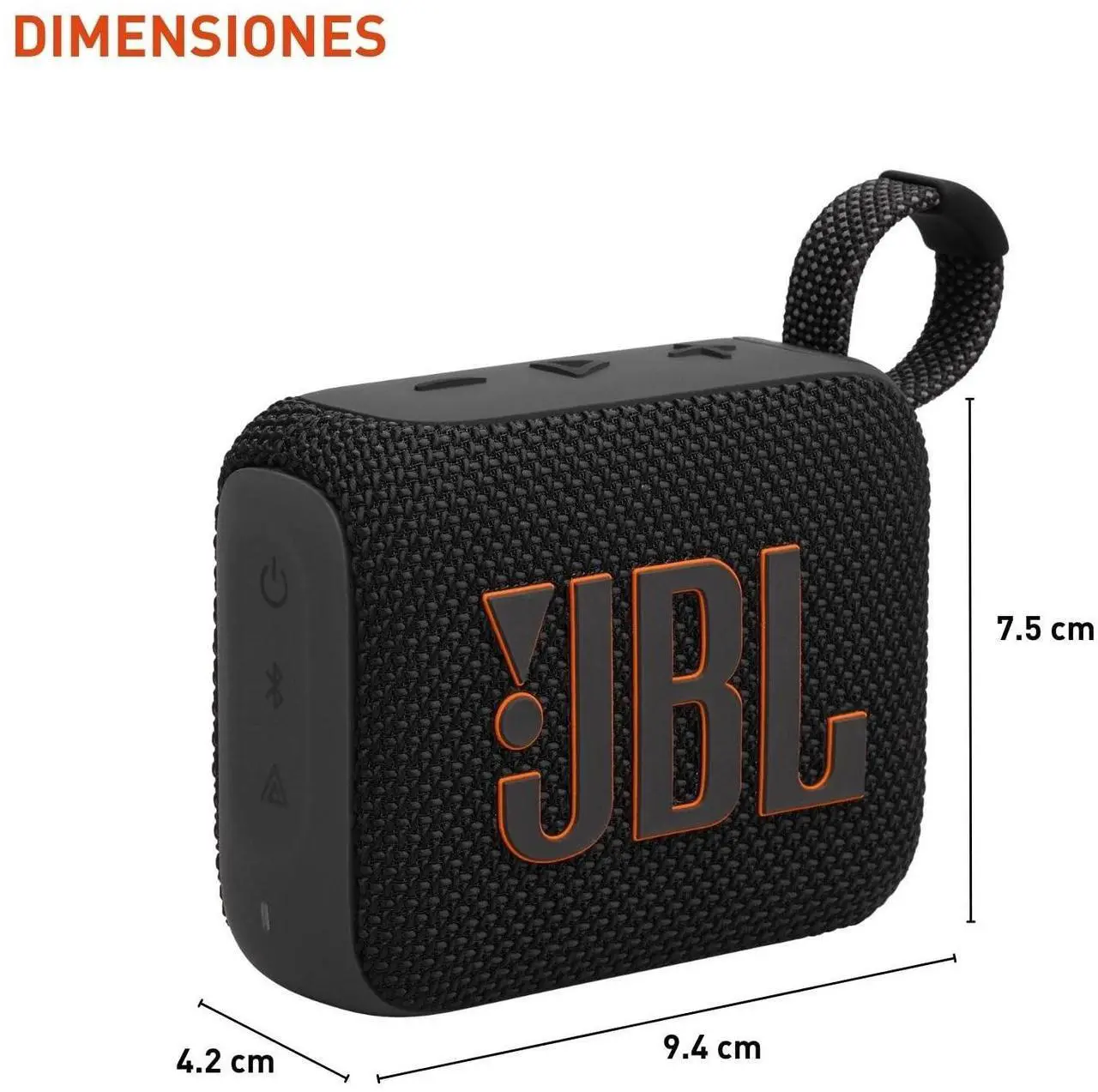 Alt view image 10 of 14 - JBL GO4BLK Go 4 Portable Bluetooth Speaker - Black