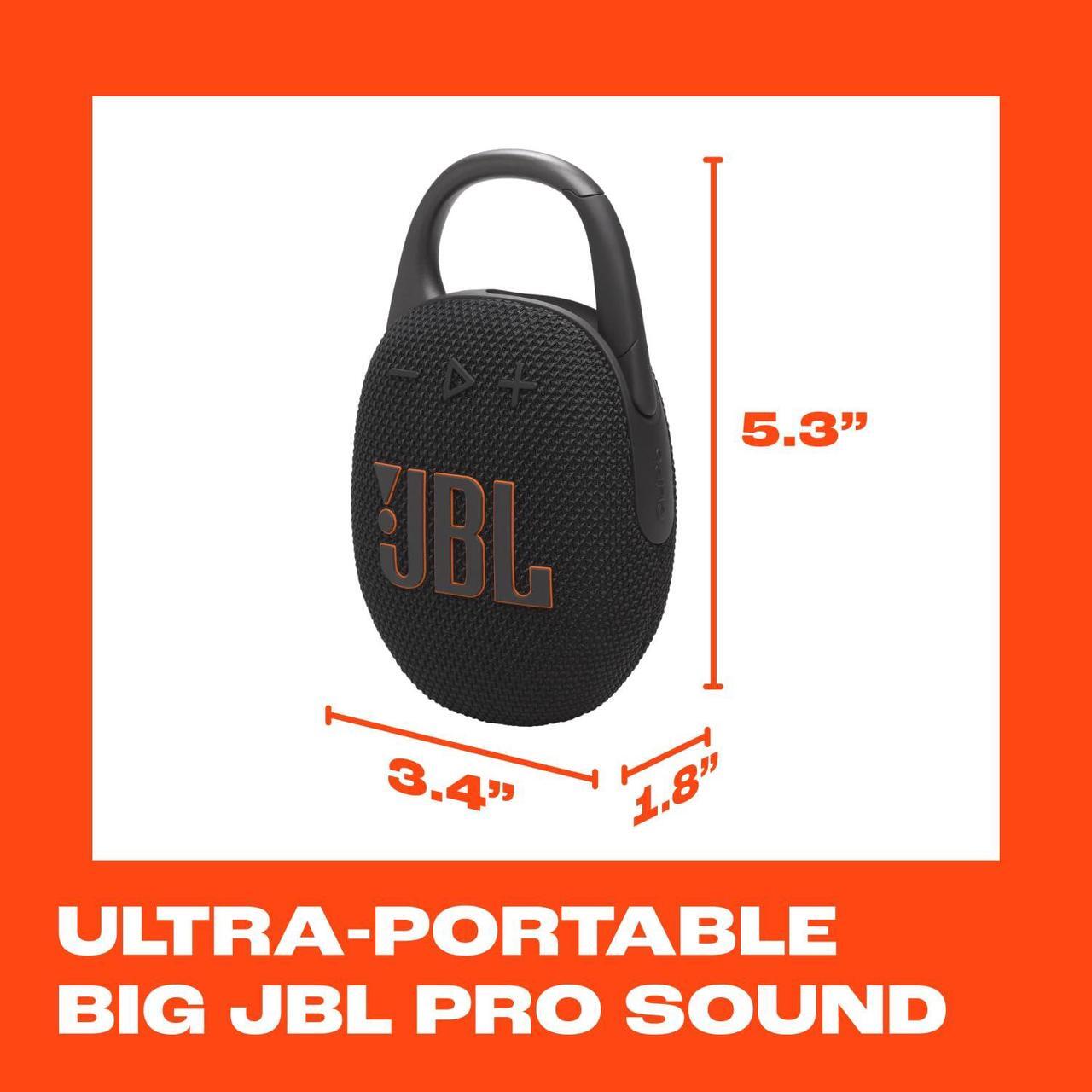 Alt view image 13 of 15 - JBL Clip 5 Portable Waterproof Dustproof Wireless Speaker (Black)