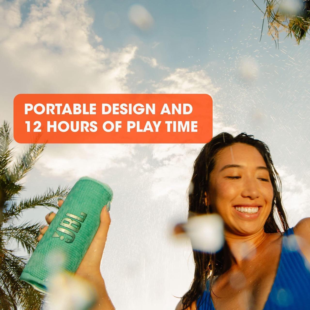 Alt view image 19 of 20 - JBL FLIP6TEAL FLIP6 Teal Portable Waterproof Speaker