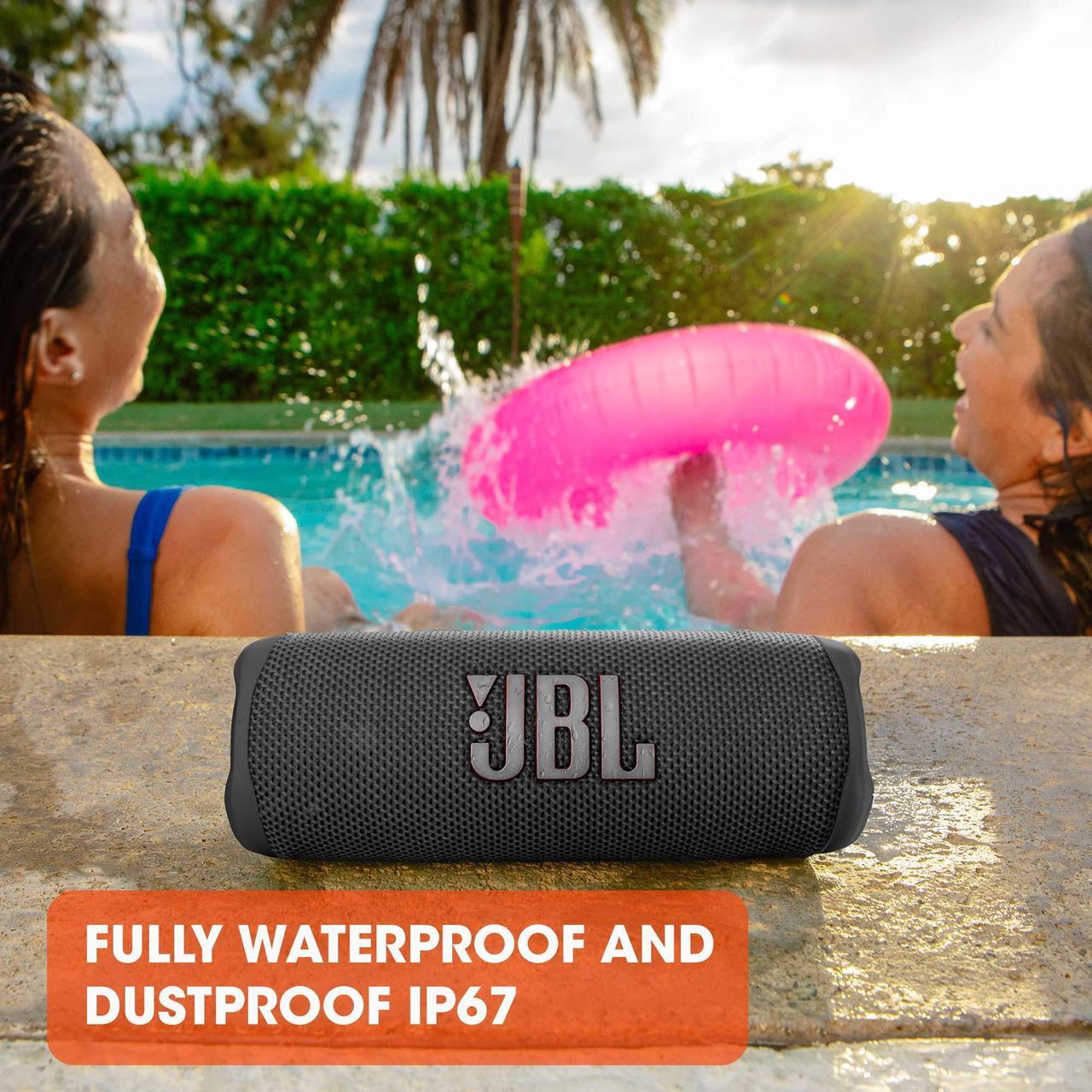 Alt view image 20 of 20 - JBL FLIP6TEAL FLIP6 Teal Portable Waterproof Speaker