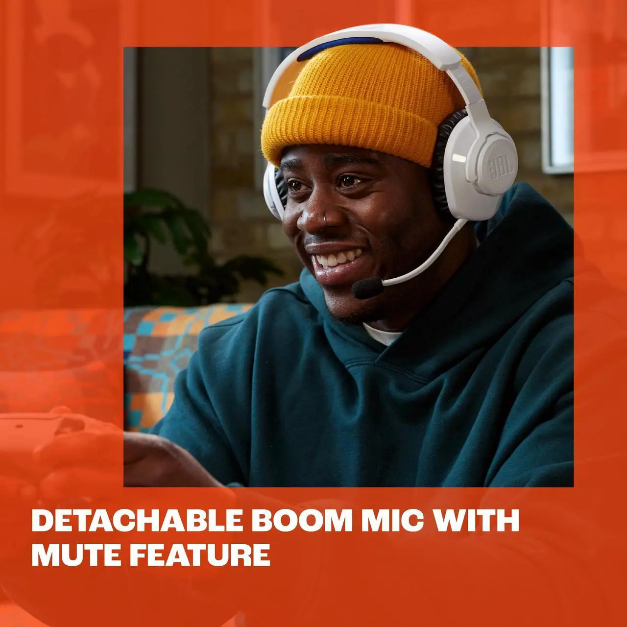 Alt view image 11 of 14 - JBL Q360PWLWHTBL Quantum 360P Over the Ear Gaming Headset - White/Blue
