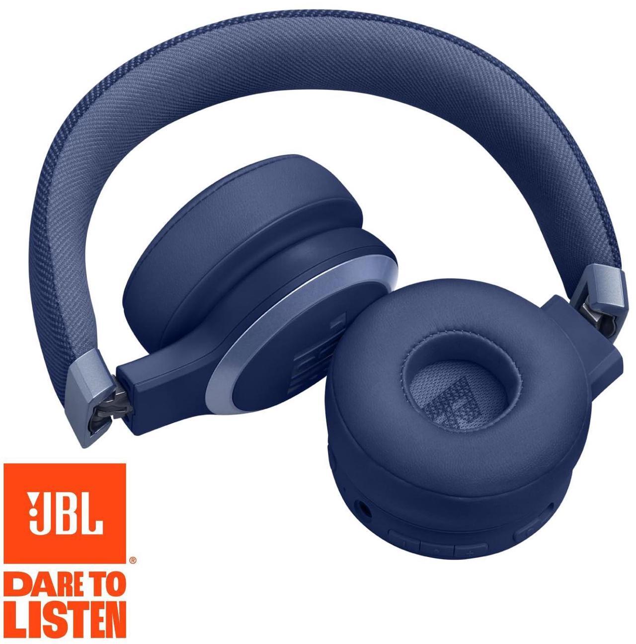 Alt view image 13 of 13 - JBL LIVE670NCBLU Live 670NC On-Ear Headphones - Blue