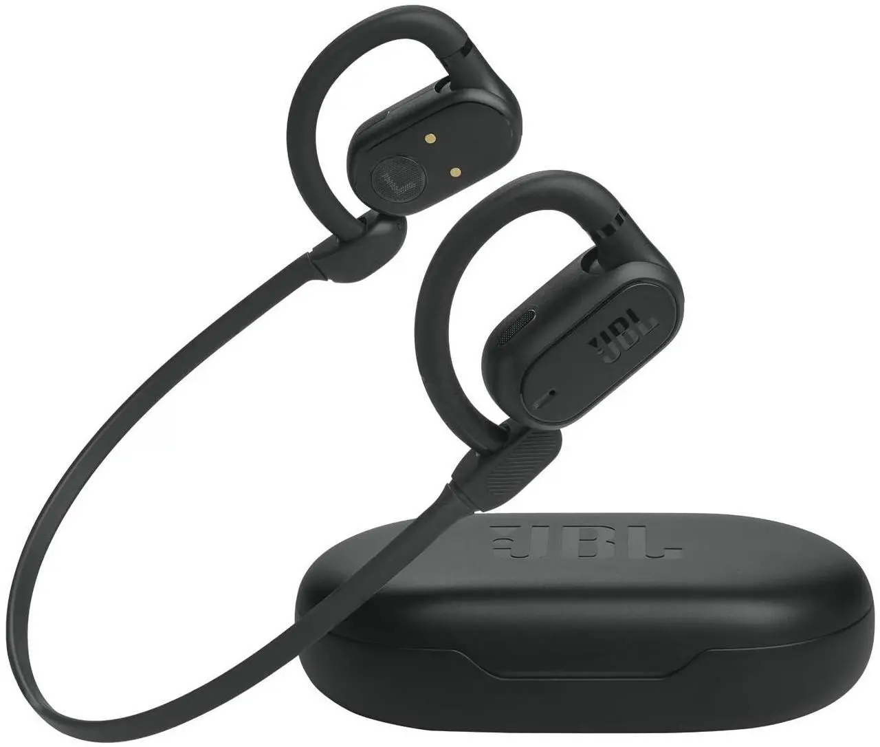 Alt view image 8 of 14 - JBL SNDGEARSNSBK Soundgear Sense True Wireless Earbuds - Black