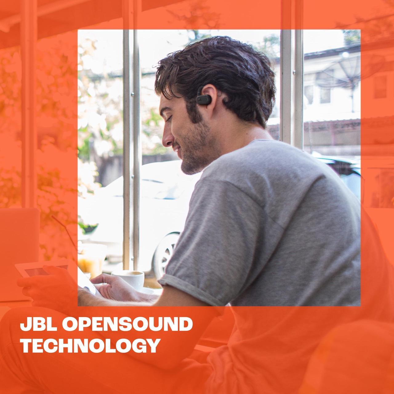 Alt view image 14 of 14 - JBL SNDGEARSNSBK Soundgear Sense True Wireless Earbuds - Black