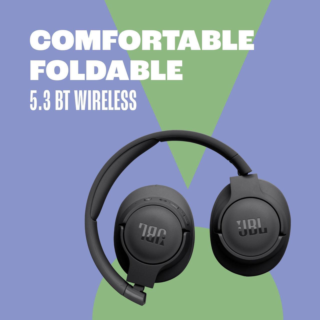 Alt view image 10 of 12 - JBL T720BTWHT Tune 720BT Over the Ear Headphones - White