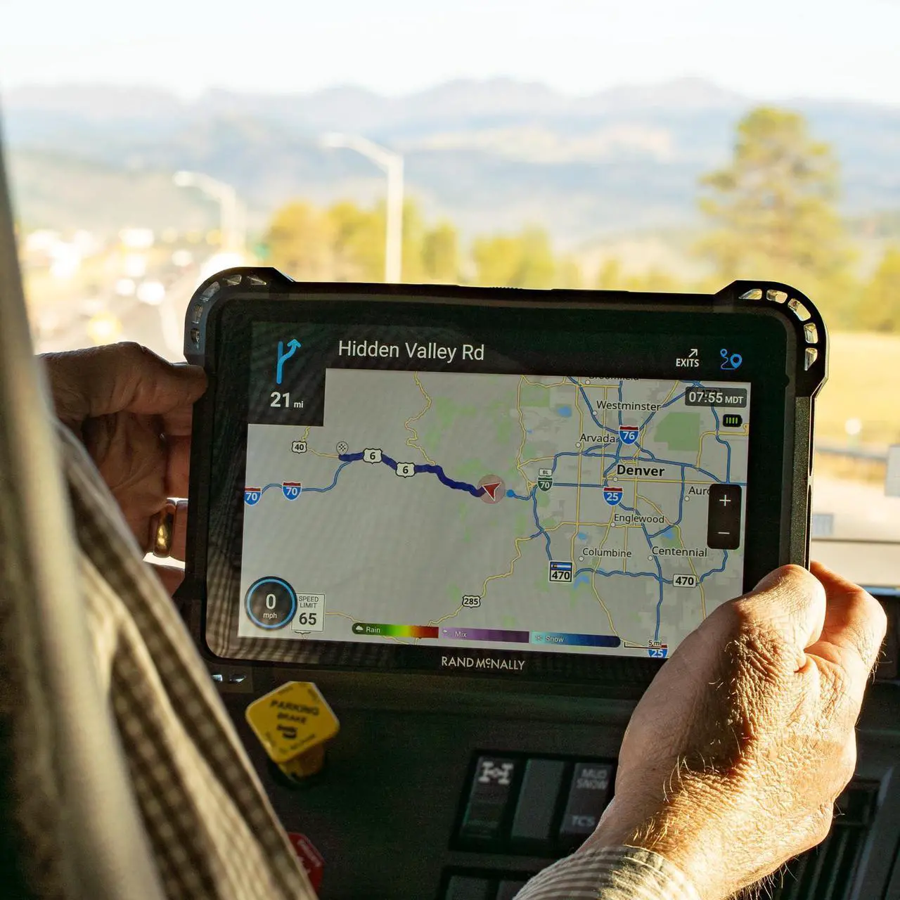 Alt view image 4 of 7 - Rand McNally RANDTAB7 Rand Tablet with Rand Navigation GPS with Speed Camera Alerts and Live Traffic, Weather and Fuel - 7 Inch