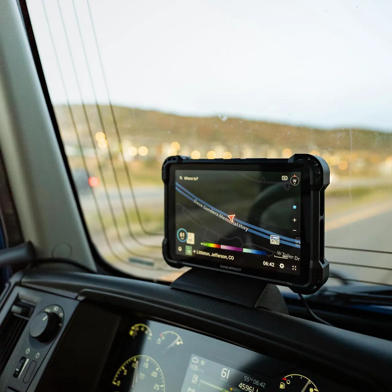 Alt view image 7 of 7 - Rand McNally RANDTAB7 Rand Tablet with Rand Navigation GPS with Speed Camera Alerts and Live Traffic, Weather and Fuel - 7 Inch