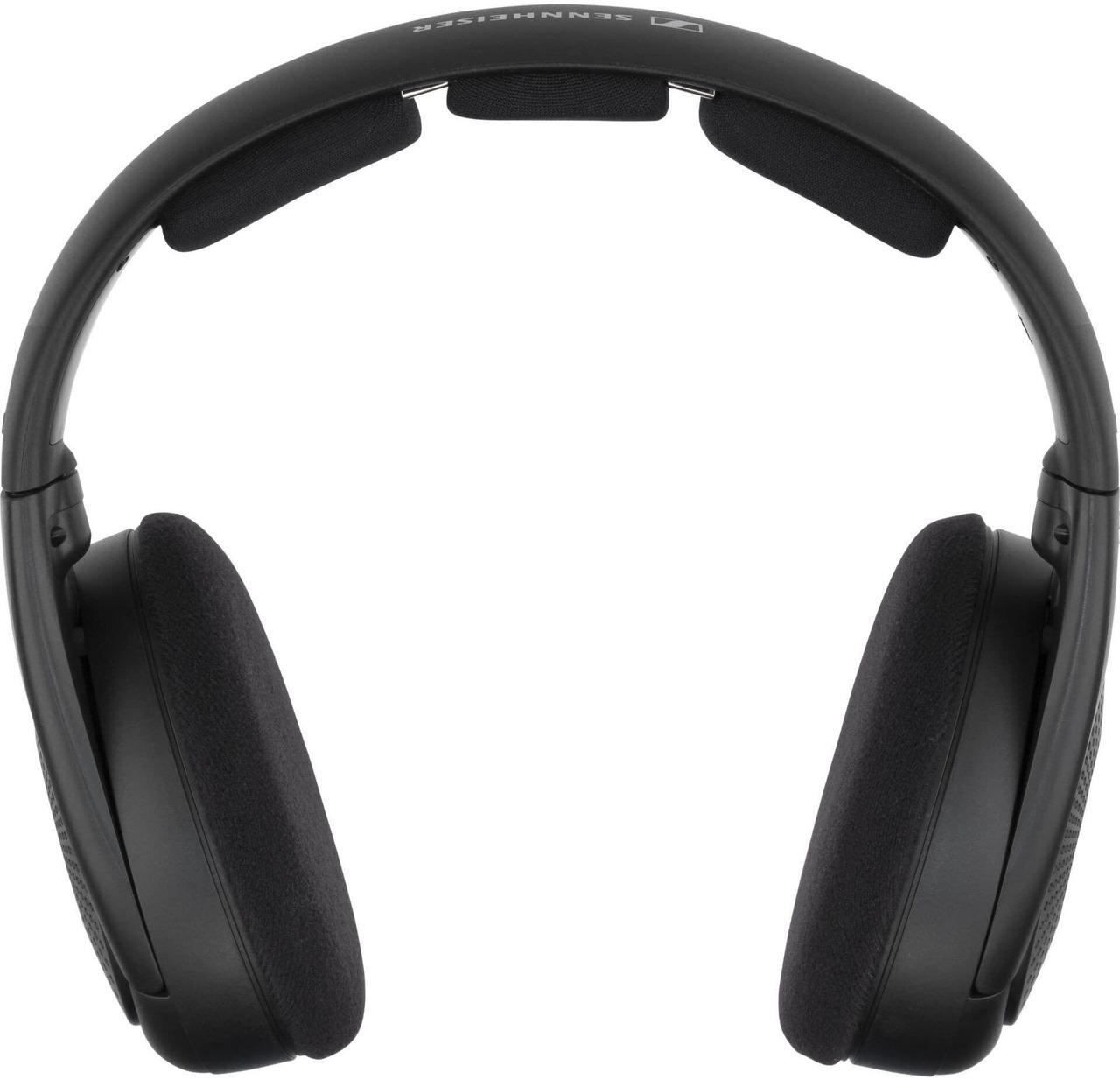 Alt view image 3 of 3 - Sennheiser RS 120-W On-Ear Wireless Headphones for Crystal-clear TV Listening with 3 Sound Modes, Lightweight Design, Easy Volume Control, 60 m Range and Convenient Transmitter/Charger Combo - Black