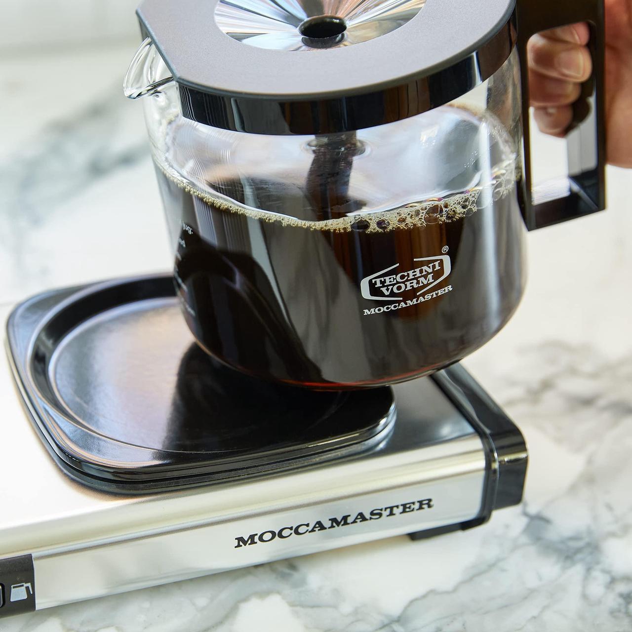 Alt view image 8 of 8 - technivorm moccamaster moccamaster 53947 kbgv 10-cup coffee maker orange, 40 ounce, 1.25l