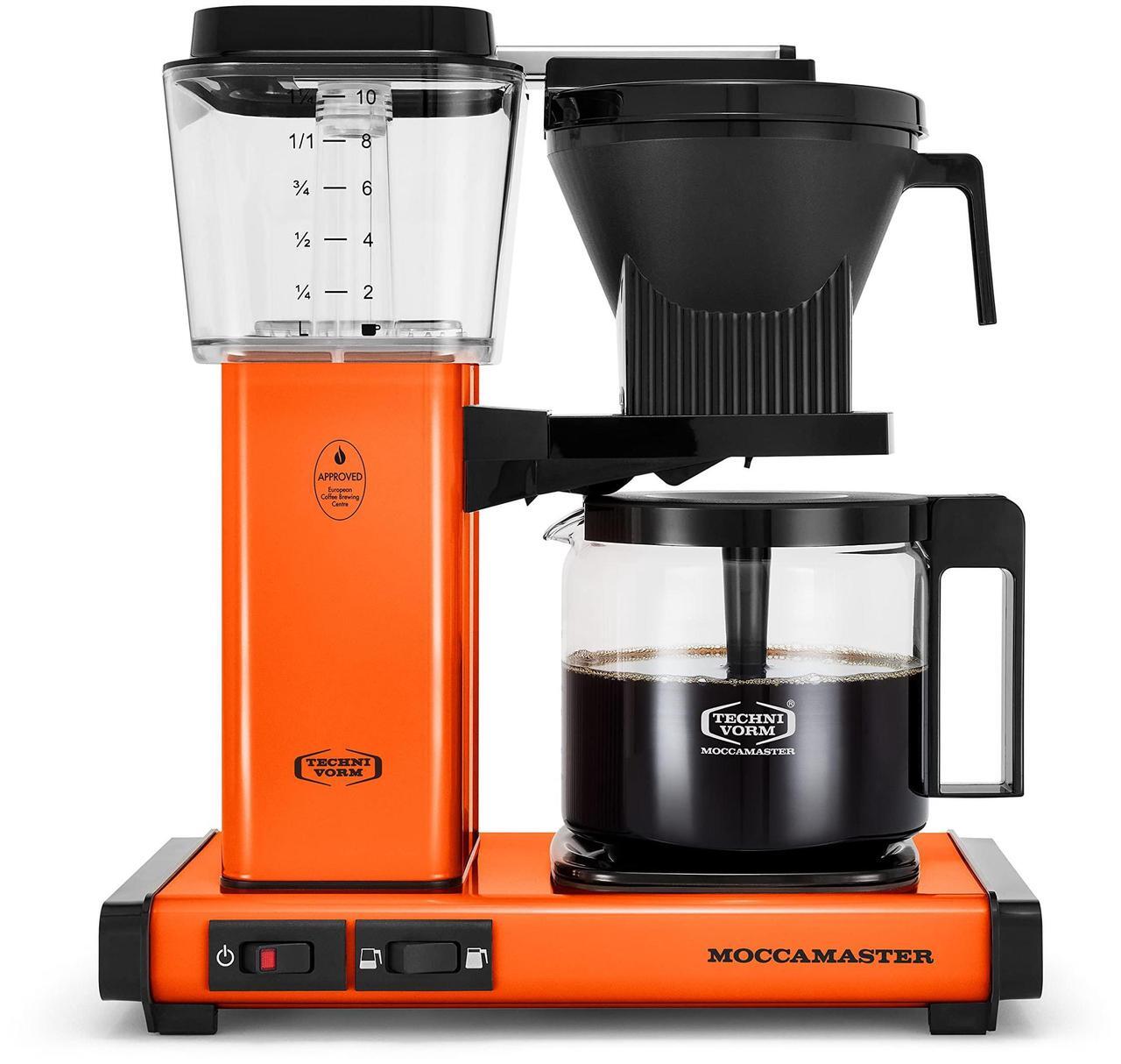 Alt view image 2 of 8 - technivorm moccamaster moccamaster 53947 kbgv 10-cup coffee maker orange, 40 ounce, 1.25l