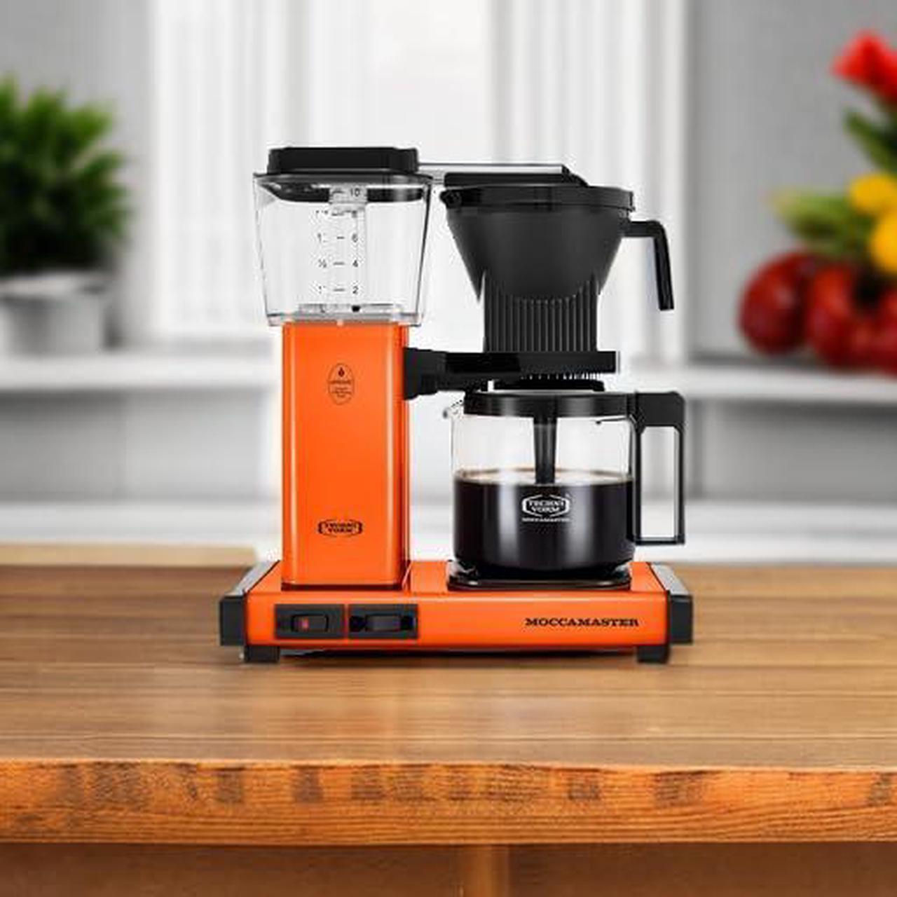 Alt view image 6 of 8 - technivorm moccamaster moccamaster 53947 kbgv 10-cup coffee maker orange, 40 ounce, 1.25l
