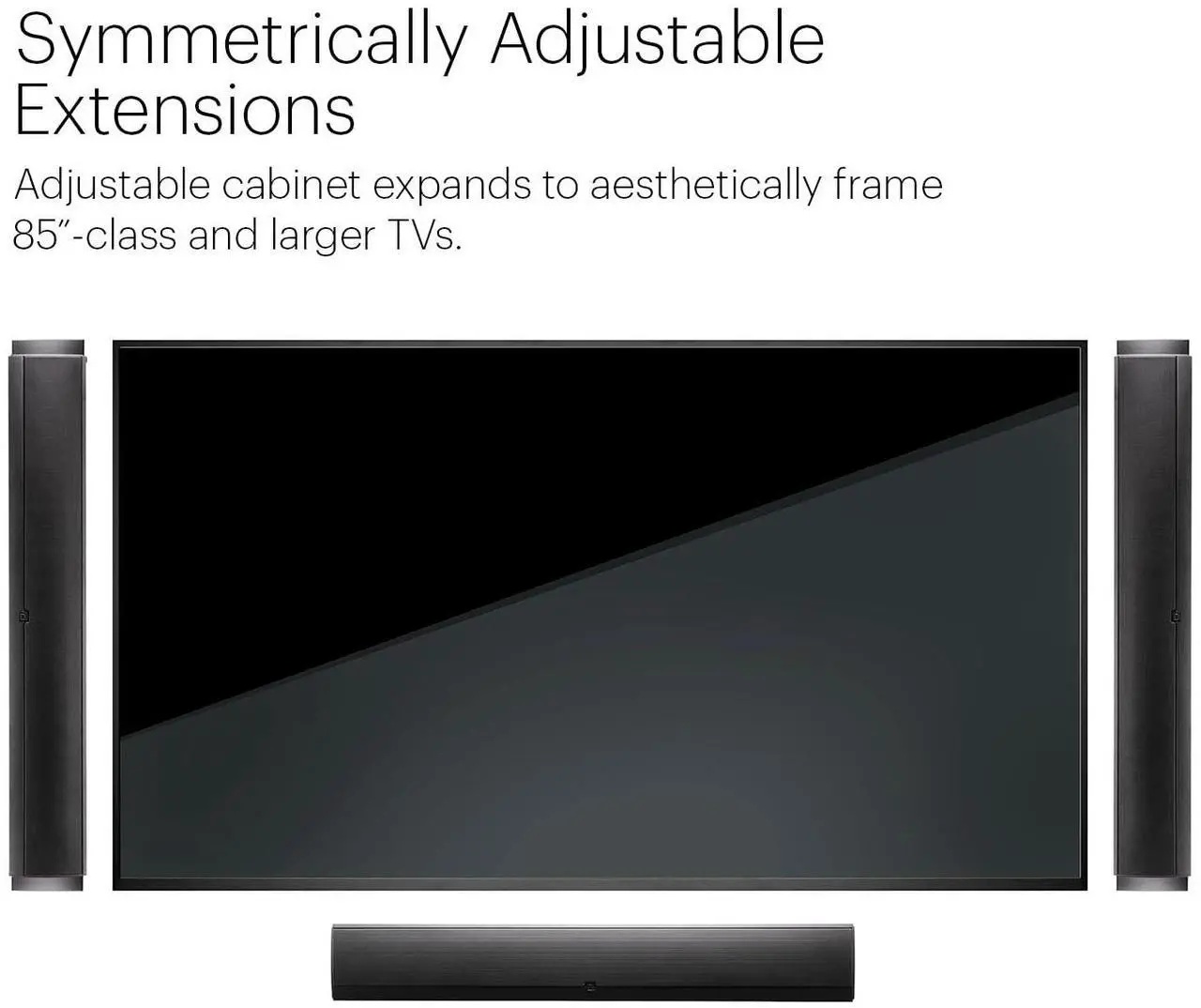 Alt view image 4 of 7 - Definitive Technology Mythos LCR-75 Ultra-Slim, high-Performance, adjustabe on-Wall LCR Home Theater Speaker for 75-Class TVs