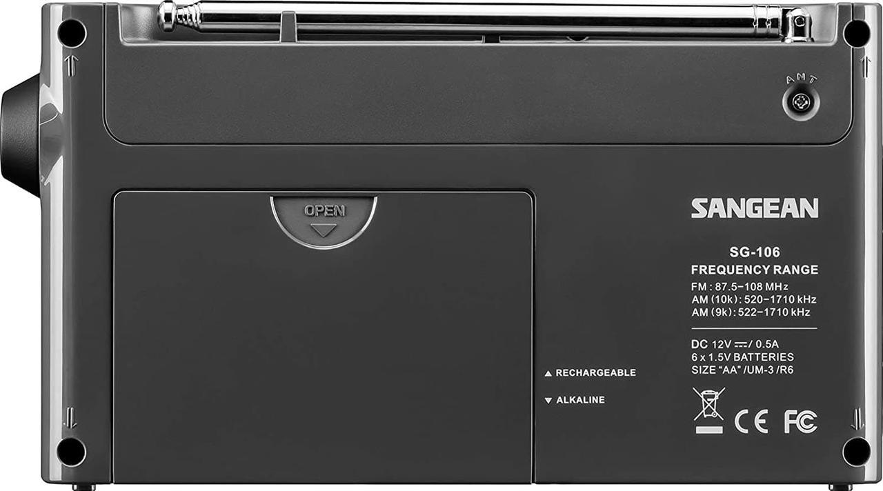 Alt view image 4 of 12 - Sangean SG-106 Digital Tuning Portable Radio