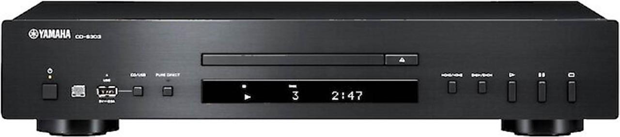 Yamaha CD-S303 Single-Disc CD Player - Black