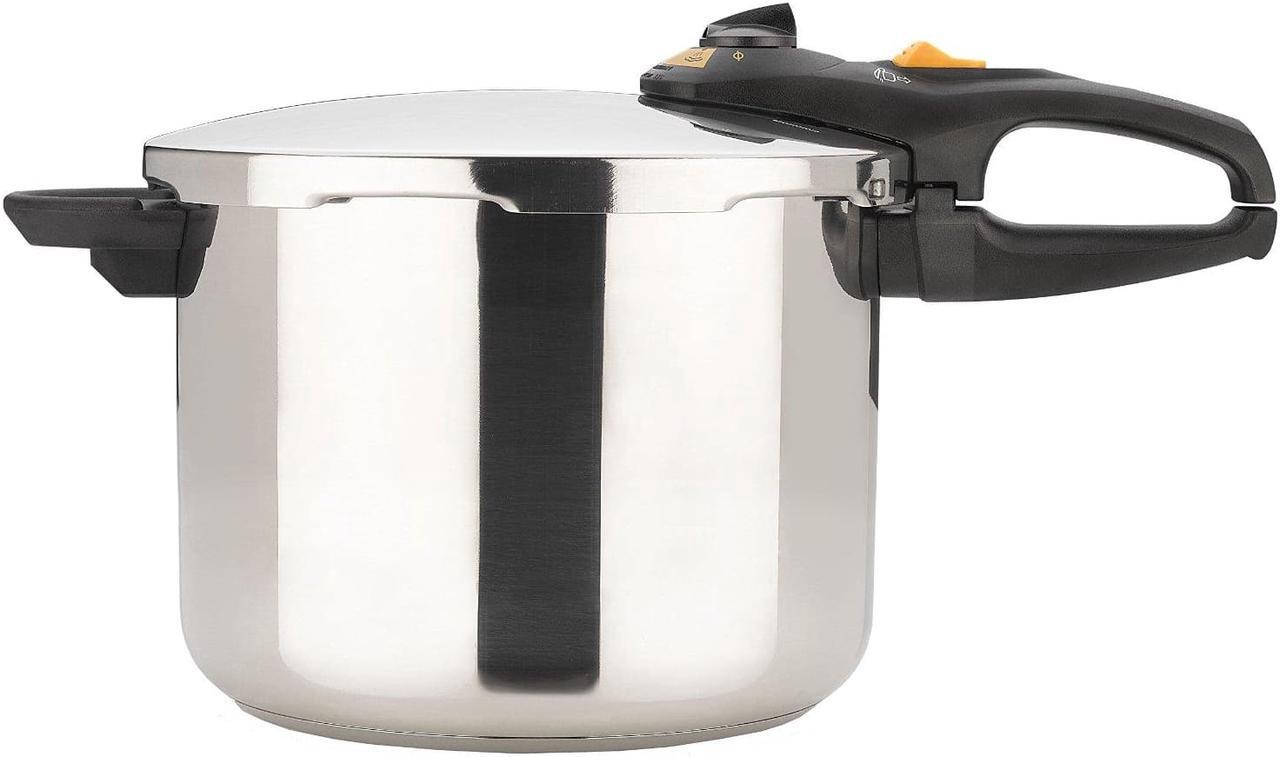 Alt view image 6 of 9 - Fagor Duo Stainless Steel 8 Quart Pressure Cooker 918060787