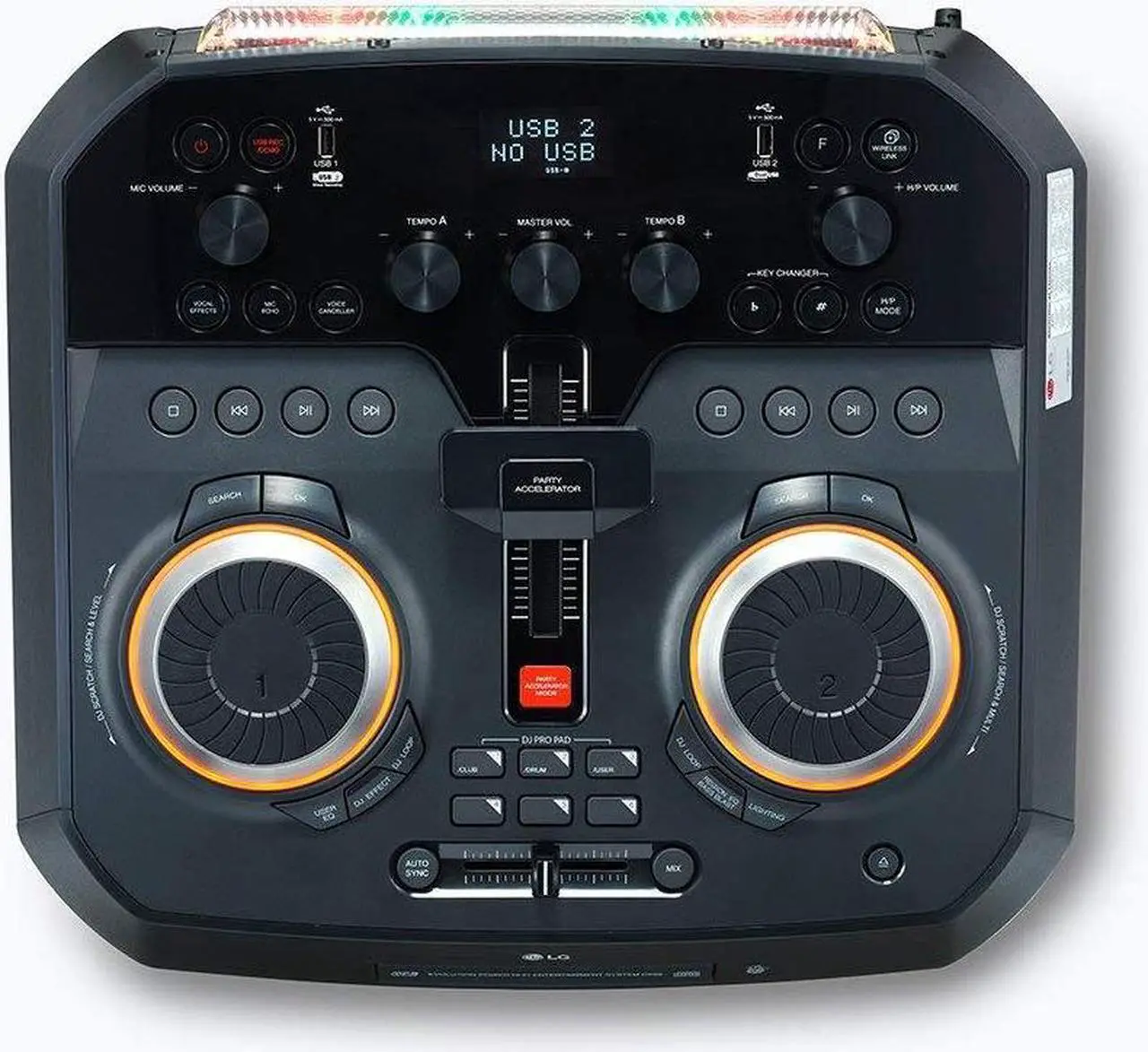 Alt view image 2 of 8 - LG CK99 LOUDR Hi-Fi Entertainment System with Karaoke Creator