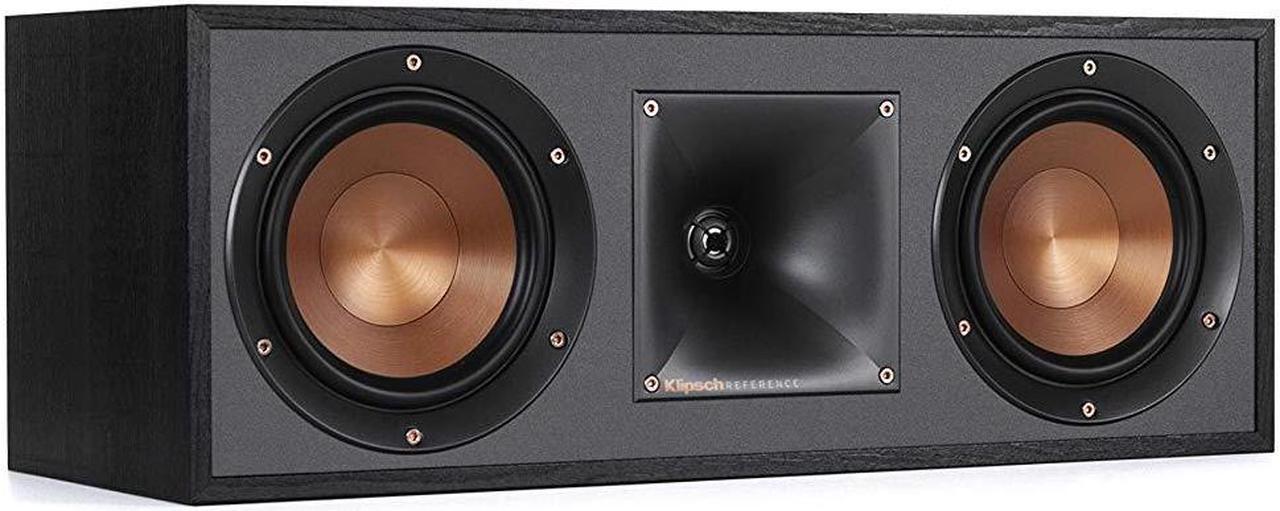 Klipsch R-52C Powerful detailed Center Channel Home Speaker Set of 1 Black