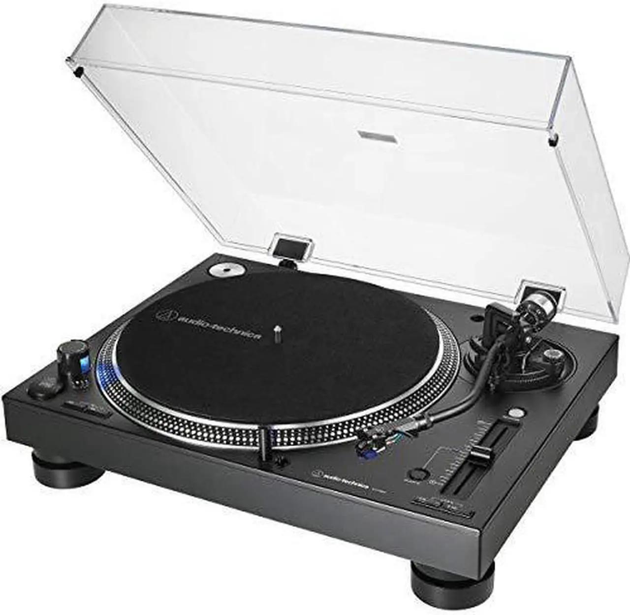 Alt view image 12 of 20 - AUDIO TECHNICA AT-LP140XP-BK DIRECT-DRIVE PRO DJ TURNTABLE