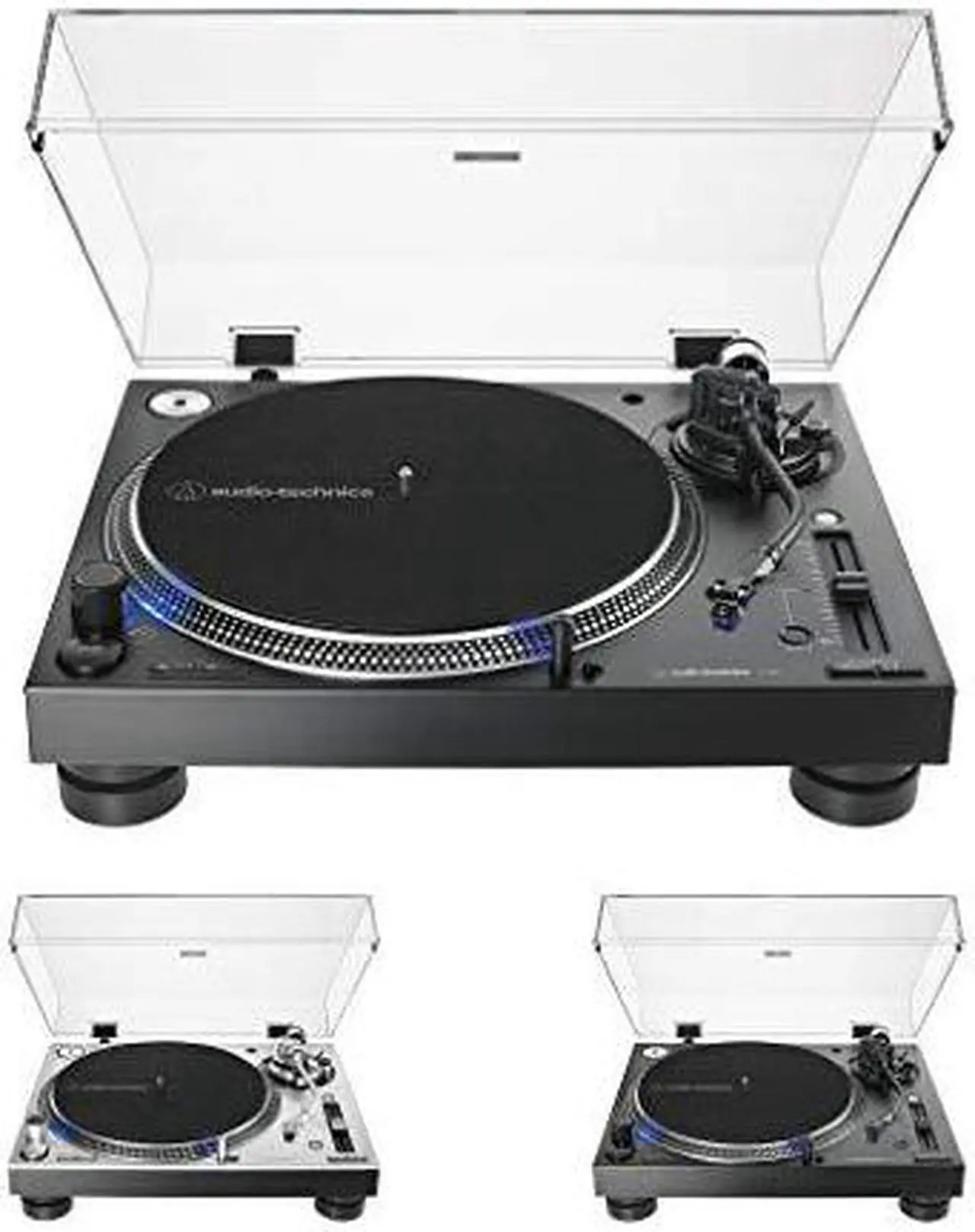 Alt view image 13 of 20 - AUDIO TECHNICA AT-LP140XP-BK DIRECT-DRIVE PRO DJ TURNTABLE