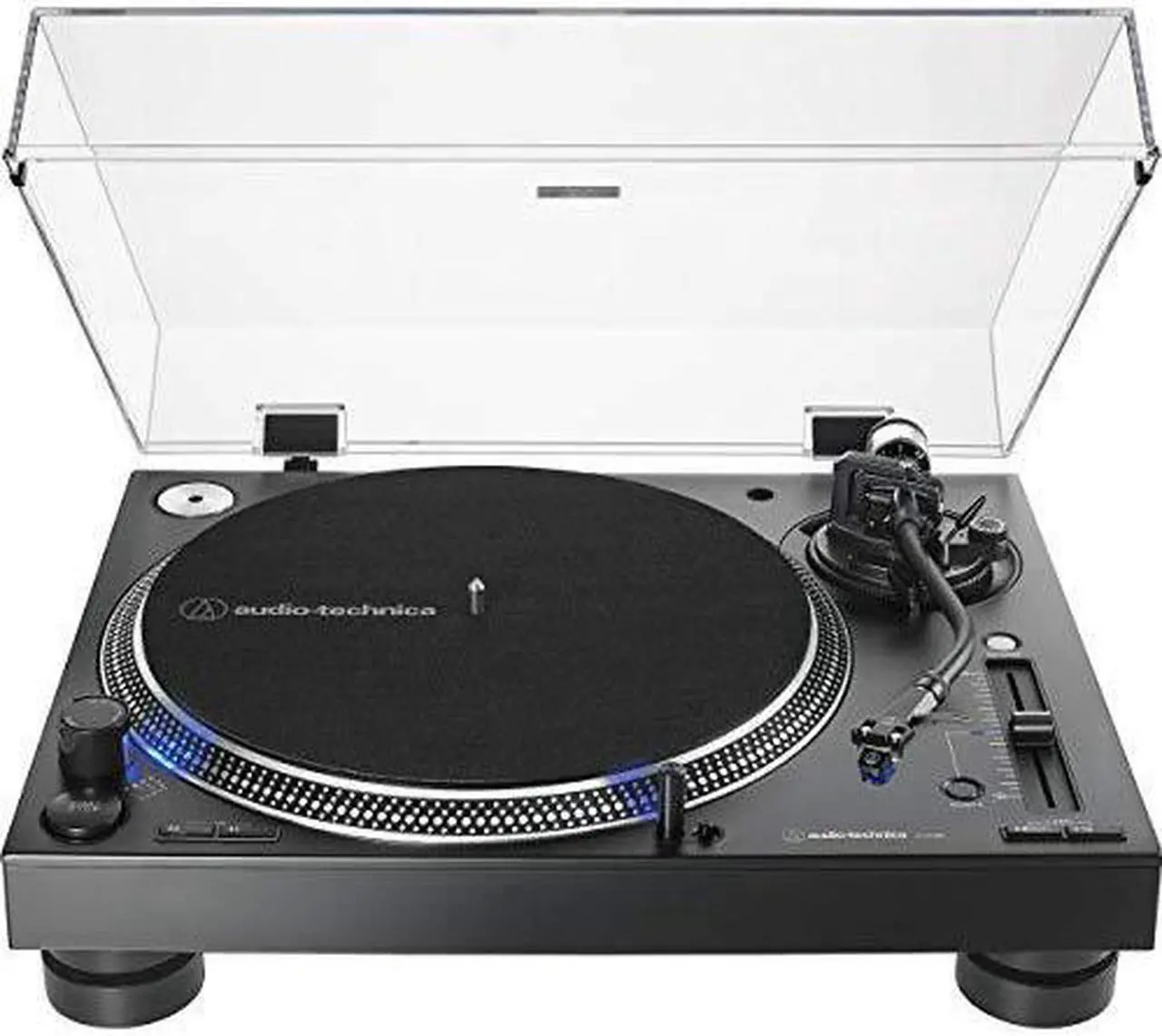 Alt view image 11 of 20 - AUDIO TECHNICA AT-LP140XP-BK DIRECT-DRIVE PRO DJ TURNTABLE